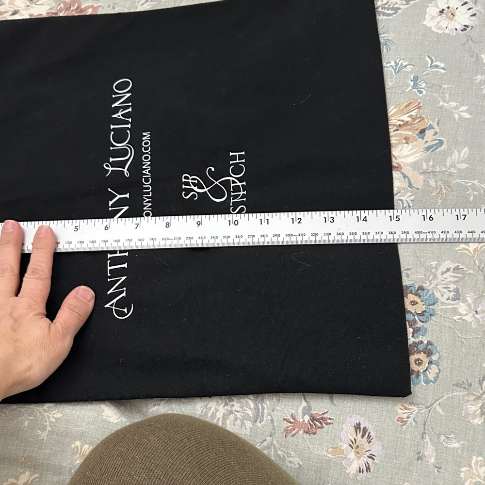 Black Drawstring Bag - Picture 7 of 7